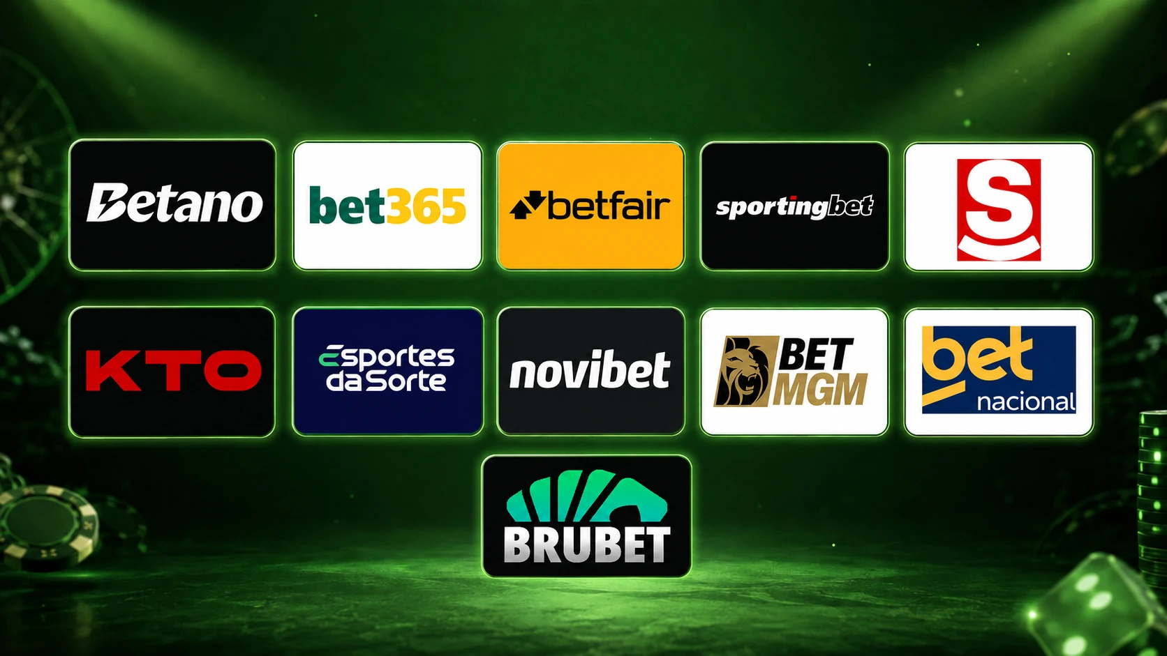 WagerPick Brazil editorial comparison featuring the reviewed casino brands